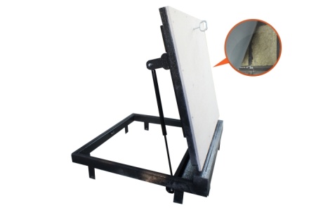 Люк напольный Стелс-КУ 1070*1000п короб утепленное исполнение