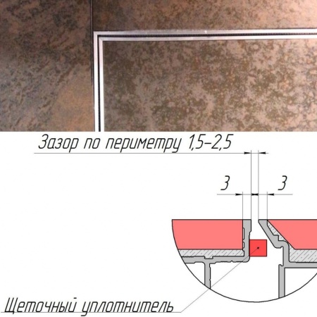 Техно под плитку 600*2200п